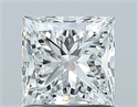 Natural Diamond 1.02 Carats, Princess with  Cut, G Color, VVS2 Clarity and Certified by GIA