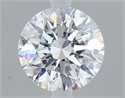 Diamante Natural 0.48 quilates, Redondo , Color D, claridad SI1 y certificado GIA
