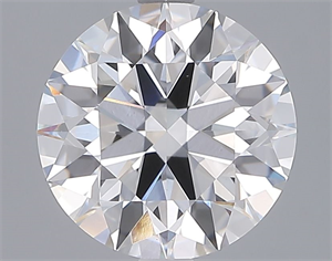Picture of Lab Grown Diamond 3.05 Carats, Round with Ideal Cut, E Color, VVS2 Clarity and Certified by IGI