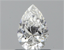 Diamante Natural 0.52 quilates, De pera , Color E, claridad VVS1 y certificado GIA