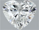 Natural Diamond 1.50 Carats, Heart with  Cut, G Color, VVS2 Clarity and Certified by GIA