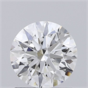 Lab Grown Diamond 1.09 Carats, Round with Ideal Cut, E Color, VS1 Clarity and Certified by IGI