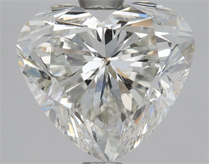 Picture of Natural Diamond 2.00 Carats, Heart with  Cut, J Color, SI2 Clarity and Certified by GIA