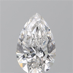 Picture of Natural Diamond 0.72 Carats, Pear with  Cut, E Color, VS1 Clarity and Certified by GIA