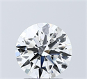 Lab Grown Diamond 2.04 Carats, Round with Ideal Cut, D Color, VVS1 Clarity and Certified by IGI