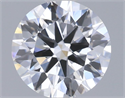 Lab Grown Diamond 0.87 Carats, Round with Excellent Cut, D Color, VVS2 Clarity and Certified by IGI