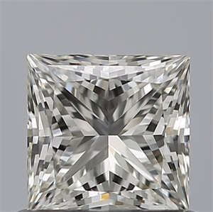Picture of Natural Diamond 0.72 Carats, Princess with  Cut, I Color, VS1 Clarity and Certified by GIA