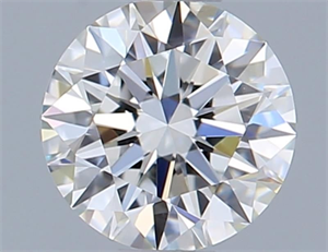 Picture of Natural Diamond 0.43 Carats, Round with Excellent Cut, H Color, VS1 Clarity and Certified by GIA