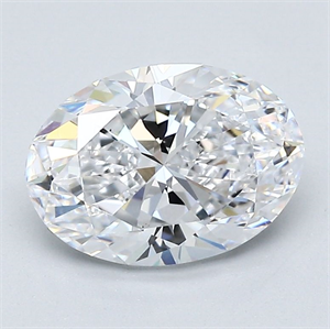 Picture of Natural Diamond 1.81 Carats, Oval with  Cut, D Color, VS1 Clarity and Certified by GIA