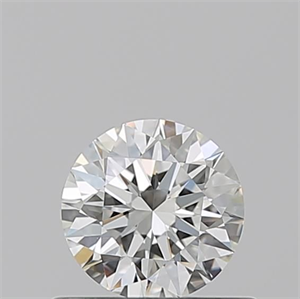 Picture of Natural Diamond 0.54 Carats, Round with Excellent Cut, J Color, VVS1 Clarity and Certified by GIA