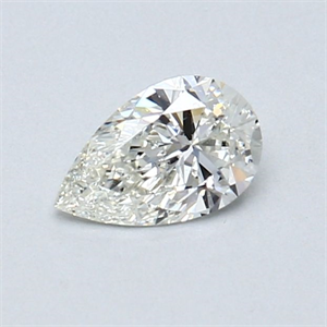 Foto Diamante Natural 0.40 quilates, De pera , Color I, claridad SI1 y certificado GIA de
