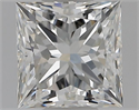 Natural Diamond 1.01 Carats, Princess with  Cut, G Color, VVS2 Clarity and Certified by GIA