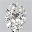 Natural Diamond 1.00 Carats, Oval with  Cut, G Color, VS1 Clarity and Certified by GIA