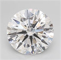 Lab Grown Diamond 3.05 Carats, Round with Ideal Cut, E Color, IF Clarity and Certified by IGI