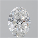 Diamante Natural 1.20 quilates, Ovalado , Color E, claridad SI2 y certificado GIA