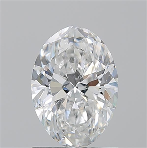 Foto Diamante Natural 1.20 quilates, Ovalado , Color E, claridad SI2 y certificado GIA de