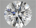 Del inventario de diamantes de laboratorio, 4.03 quilates, Redondo , Color F, claridad VVS2 y certificado IGI