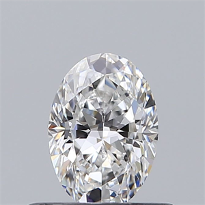 Picture of Natural Diamond 0.51 Carats, Oval with  Cut, D Color, VS1 Clarity and Certified by GIA
