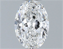 Natural Diamond 0.31 Carats, Oval with  Cut, F Color, VVS2 Clarity and Certified by GIA