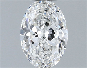 Picture of Natural Diamond 0.31 Carats, Oval with  Cut, F Color, VVS2 Clarity and Certified by GIA