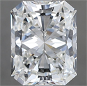 Natural Diamond 2.50 Carats, Radiant with  Cut, G Color, VS2 Clarity and Certified by GIA