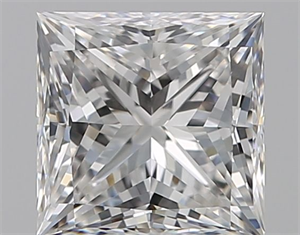Foto Diamante Natural 1.02 quilates, Princesa , Color F, claridad VVS2 y certificado GIA de