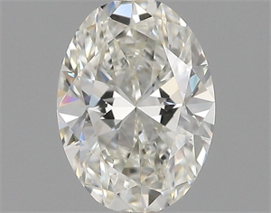 Picture of Natural Diamond 0.50 Carats, Oval with  Cut, J Color, VS1 Clarity and Certified by GIA