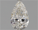 Natural Diamond 0.92 Carats, Pear with  Cut, I Color, VVS2 Clarity and Certified by GIA