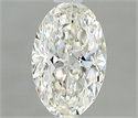 Natural Diamond 0.51 Carats, Oval with  Cut, H Color, VS1 Clarity and Certified by IGI