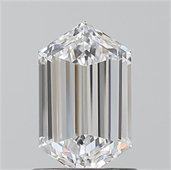 Picture of Natural Diamond 1.02 Carats, HEXAGONAL with  Cut, D Color, IF Clarity and Certified by GIA