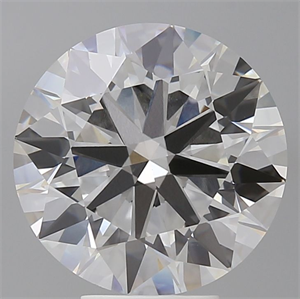 Picture of Lab Grown Diamond 6.05 Carats, Round with Ideal Cut, E Color, VVS2 Clarity and Certified by IGI
