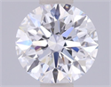 Del inventario de diamantes de laboratorio, 0.74 quilates, Redondo , Color E, claridad VVS2 y certificado IGI