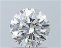Diamante Natural 0.70 quilates, Redondo , Color G, claridad SI1 y certificado GIA