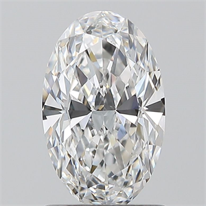 Picture of Natural Diamond 1.01 Carats, Oval with  Cut, D Color, VVS1 Clarity and Certified by GIA