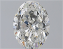 Natural Diamond 3.01 Carats, Oval with  Cut, G Color, SI1 Clarity and Certified by GIA