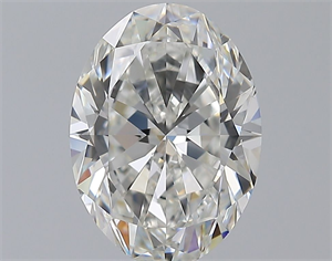 Picture of Natural Diamond 3.01 Carats, Oval with  Cut, G Color, SI1 Clarity and Certified by GIA