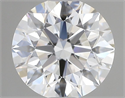 Lab Grown Diamond 1.06 Carats, Round with Ideal Cut, D Color, VVS2 Clarity and Certified by IGI