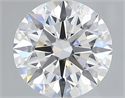 Del inventario de diamantes de laboratorio, 2.39 quilates, Redondo , Color E, claridad VVS2 y certificado IGI