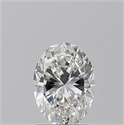 Natural Diamond 1.00 Carats, Oval with  Cut, F Color, SI2 Clarity and Certified by GIA