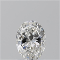 Natural Diamond 1.00 Carats, Oval with  Cut, F Color, SI2 Clarity and Certified by GIA