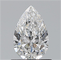 Natural Diamond 0.70 Carats, Pear with  Cut, E Color, VS1 Clarity and Certified by GIA