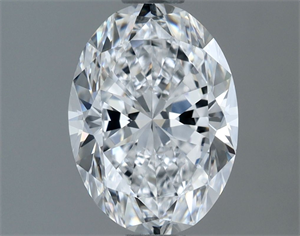 Picture of Natural Diamond 1.30 Carats, Oval with  Cut, D Color, VVS1 Clarity and Certified by GIA