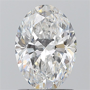Picture of Natural Diamond 1.20 Carats, Oval with  Cut, D Color, SI1 Clarity and Certified by GIA