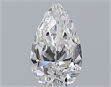 Natural Diamond 0.70 Carats, Pear with  Cut, D Color, VS2 Clarity and Certified by GIA
