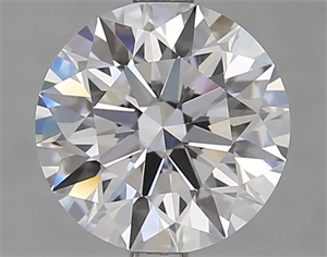 Picture of Lab Grown Diamond 2.36 Carats, Round with Excellent Cut, D Color, VVS1 Clarity and Certified by GIA