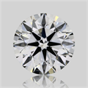 Diamante Natural 1.50 quilates, Redondo , Color I, claridad VVS2 y certificado GIA