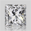 Natural Diamond 2.01 Carats, Princess with  Cut, F Color, VS1 Clarity and Certified by GIA