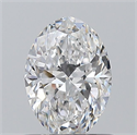 Diamante Natural 0.70 quilates, Ovalado , Color D, claridad VS1 y certificado GIA