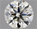 Diamante Natural 0.80 quilates, Redondo , Color J, claridad VVS2 y certificado GIA