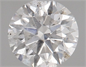 Natural Diamond 0.47 Carats, Round with Excellent Cut, G Color, SI2 Clarity and Certified by IGI